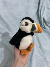 RAVENSDEN PAPAGEIENTAUCHER STOFFTIER PLÜSCHTIER VOGEL STOFFTIER SAMMLERSTÜCK