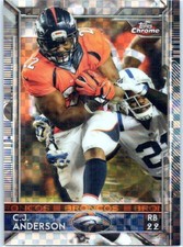 2015 Topps Chrome #48 C.J. Anderson Xfractors