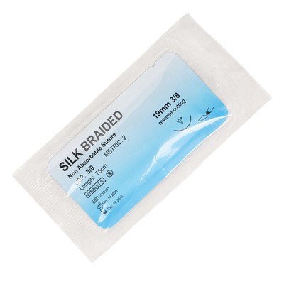 12pcs Suture Practice Thread Individual Package Silk Thread Suturing Set (3/ MHA