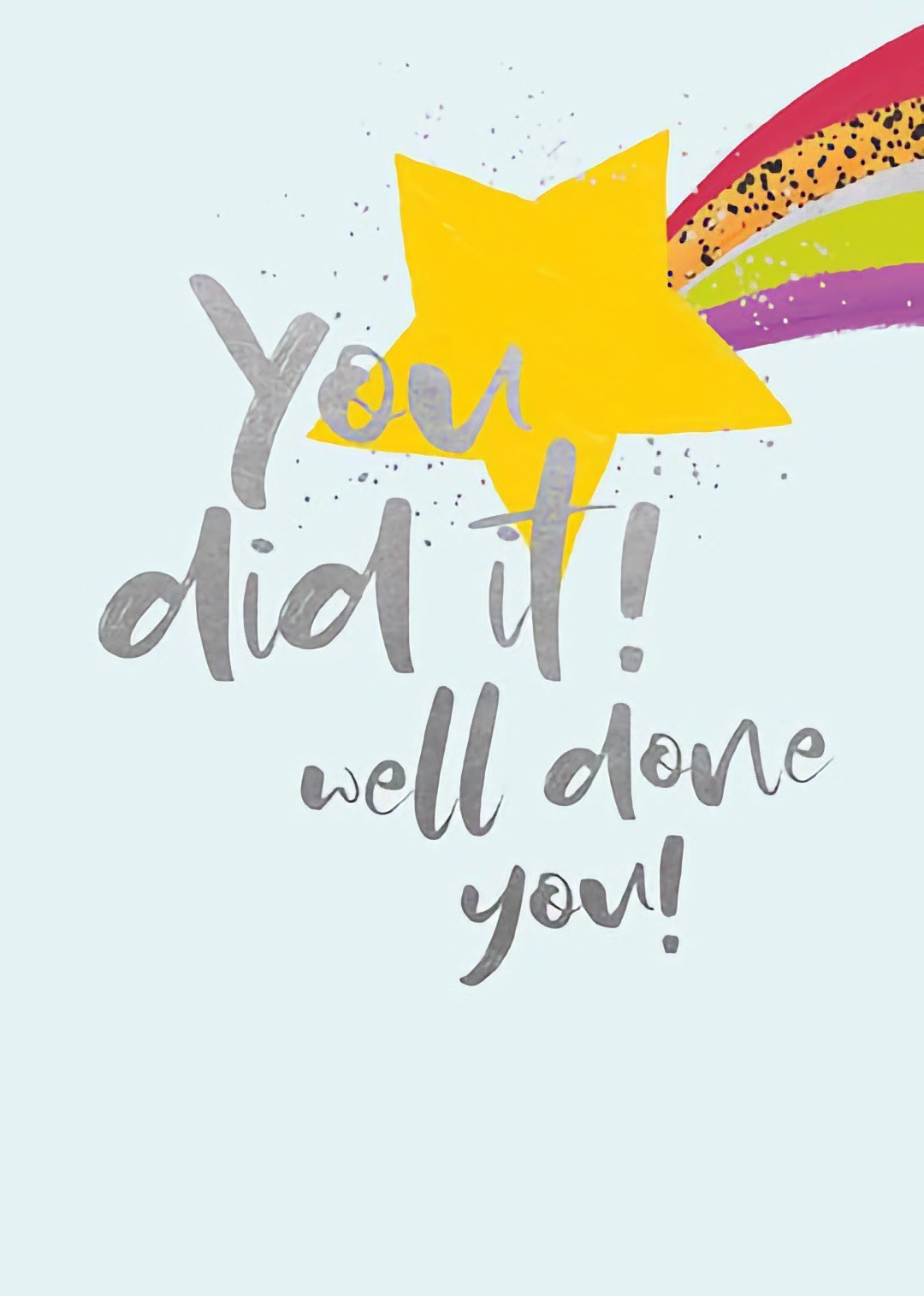 Congratulations Card You Did It! Well Done You! Exams Driving Test New Job