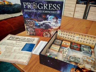 Progress - Erfindung des Fortschritts | Brettspiel | - deutsche Ausgabe