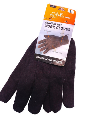 New 24/7 Life by 7-11 General use work gloves size large