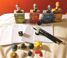 Juego de cráneo piezas de repuesto figuras dados fichas temporizador sombreros tarjetas de pelo