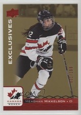 2017 Upper Deck Team Canada Juniors Exclusives Red 31/199 Meaghan Mikkelson 00em