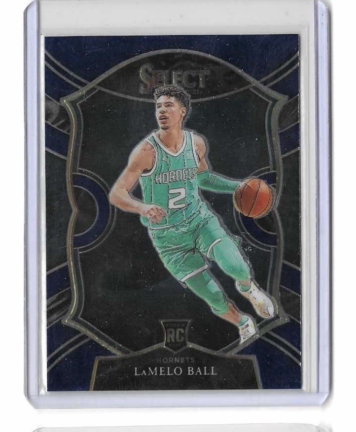 2020-21 Panini Select - Concourse LaMelo Ball #63 Blue Prizm (RC)