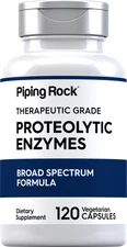 Proteolytic Enzymes | 120 Capsules | Non-GMO, Gluten Free | by Piping Rock