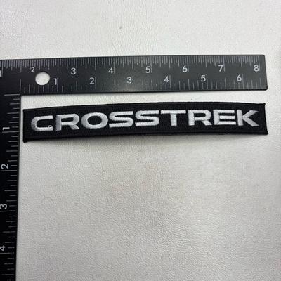 #ad Over 6” White Letter Suburu Crosstrek Automobile Car Advertising Patch 00.S $4.95