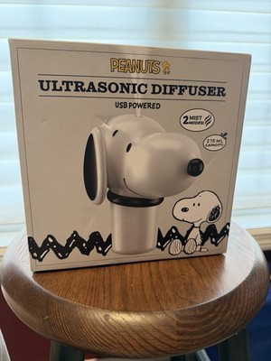 PEANUTS ULTRASONIC DIFFUSER USB POWERED 2 MIST MODES 275 ML NEW SEALED 