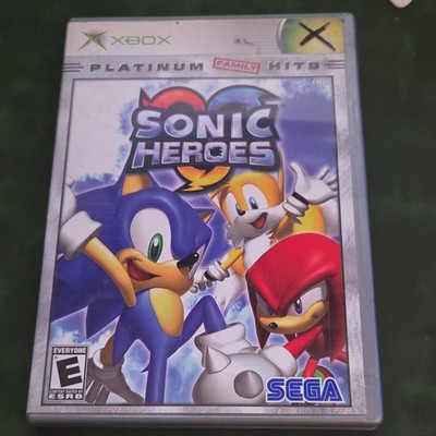 SEGA Sonic Heroes Platinum Hits Xbox with Manual Included