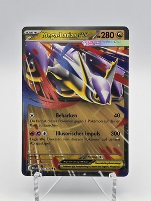 Mega-Latias ex 100/132 Double Rare Mega Entwicklung Deutsch Near Mint