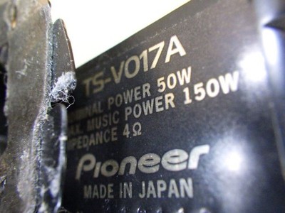 Pioneer carrozzeria TS-V017A Horn type Tweeter Sound test OK good