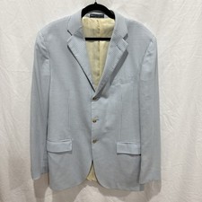 Blazer Abrigo Deportivo Polo por Ralph Lauren Hecho en Italia 100% Cachemira 44 XL Guinga