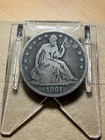 1861 S Seated Liberty Half Dollar - As Shown! (#2473)