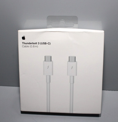 Original Apple Thunderbolt 3 USB-C Kabel 0,8m A1896 MQ4H2FE/A Neu