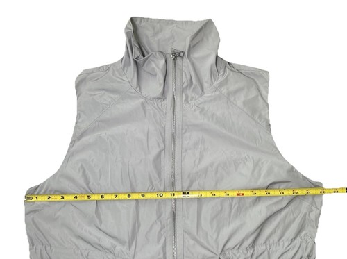 Chico's Zenergy Tie Front Vest Women's 2P - US L 12 14P Dove Gray NEW NWT - Picture 10 of 11