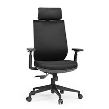 Bürostuhl Chefsessel mit Kopfstütze ergonomisch verstellbar Stoff hjh OFFICE