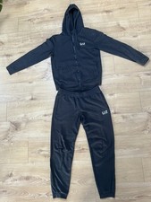 Men’s Emporio Armani EA7 Tracksuit Hoodie And Bottoms Medium Size £25