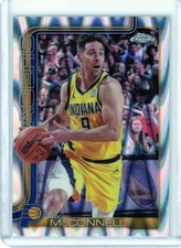 2025-26 Topps Chrome TJ MCCONNELL Raywave Refractor PACERS