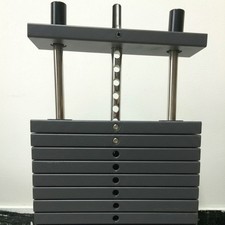 Home Fitness Dumbbell Connector Rod Steel Material for 10 15 Hole Weights 36cm