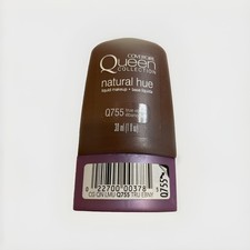 Covergirl Queen Collection Natural Hue Liquid Makeup Q755 TRUE EBONY
