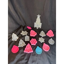 Resin Molds Christmas Mouse Candy Stand Tree Ornament Jewelry DIY 3 containers