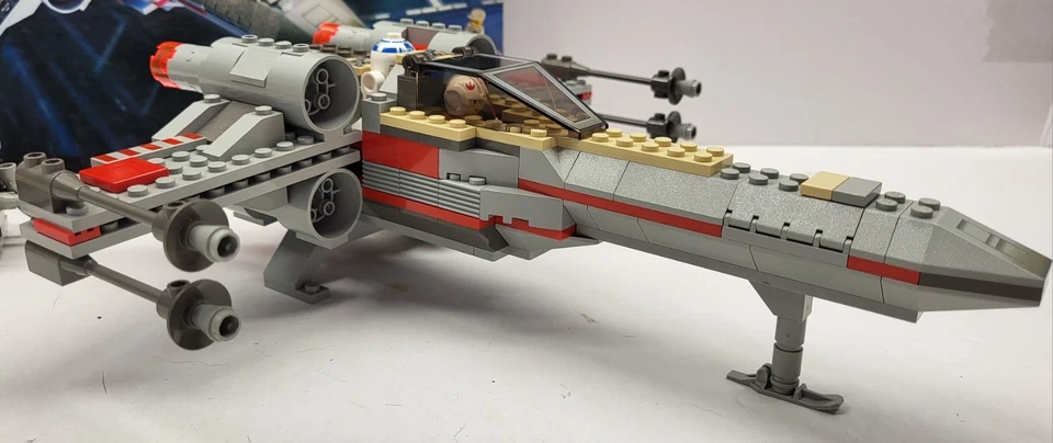 Lego 7142 Star Wars: X-Wing Fighter, Completo com Instruções, Sem Caixa - Imagem 3 de 4