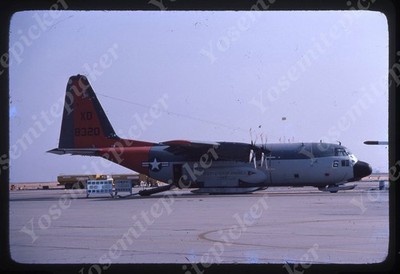 SL24 Slide 1980s LC-130 Hercules VXE-6 Deep Freeze Antarctic 214a