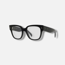 Celine Men's CL50066I Black Bold 3 Dots Square Eyeglasses 53-21-145
