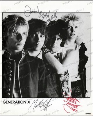 8x10 Print Generation X Were an English Punk Rock Band Formed in