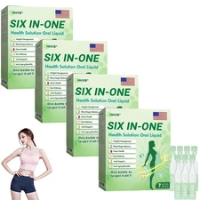 GL P-1 Six in 1 Herbal Oral Drops, Liquid Supplement | Wellness Support ,1–5 Box