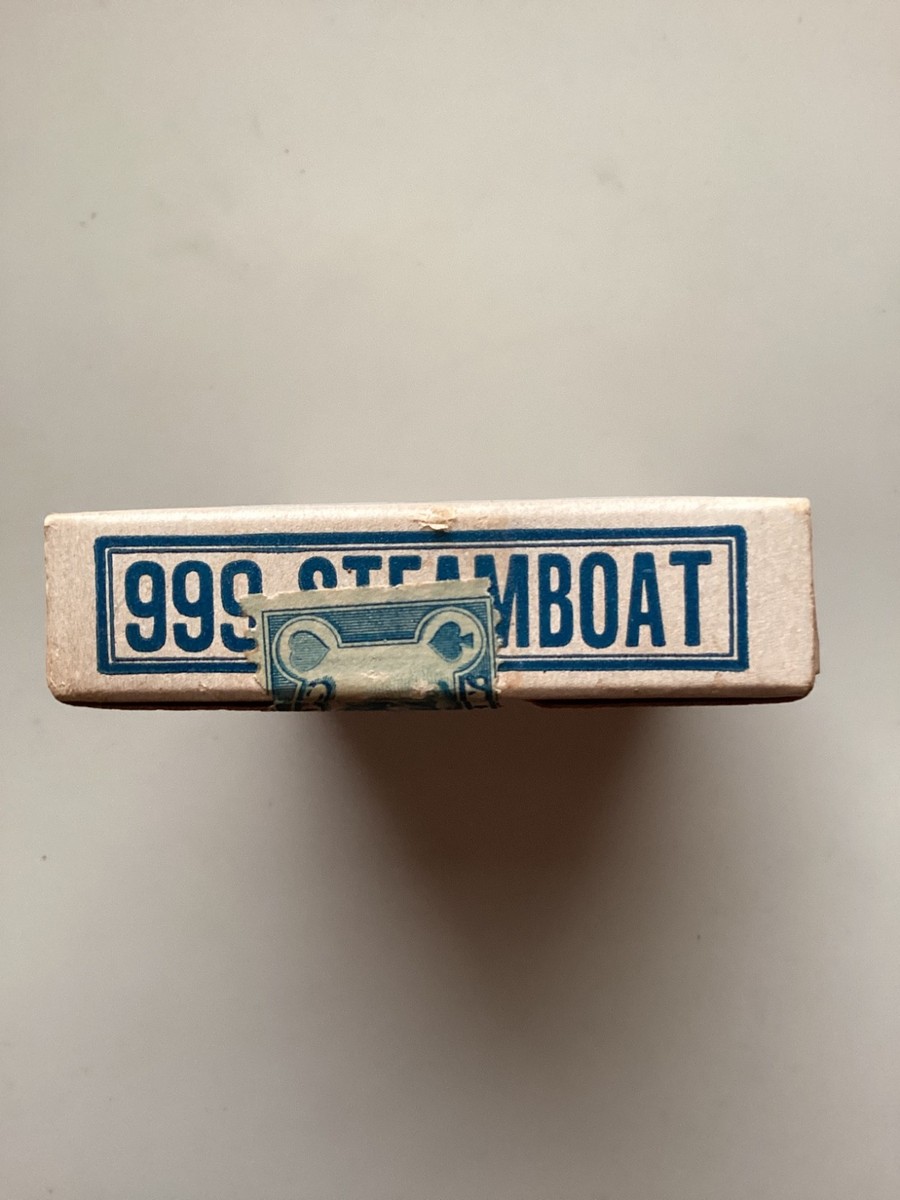 Vintage 999 STEAMBOAT Playing Cards. *SEALED TAX STAMP * (NOS) | eBay