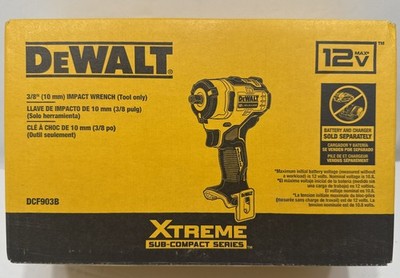 DEWALT 12V 3/8'' Impact Wrench (TOOL ONLY) - NEW in Box - Model DCF903B 12-VOLT