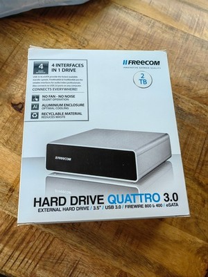 Originalkarton der Freecom 2TB Hard Drive Quattro 3.0
