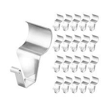 Vinyl Siding Hooks 20 Pcs Slight Bend Design Stainless Steel Hangers Rustproof