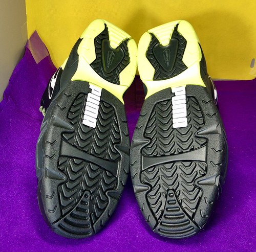 PUMA Source Trinomic Mid Men's Sz 7.5 Black/Neon Basketball Shoes 371546 02 New - Imagen 6 de 11