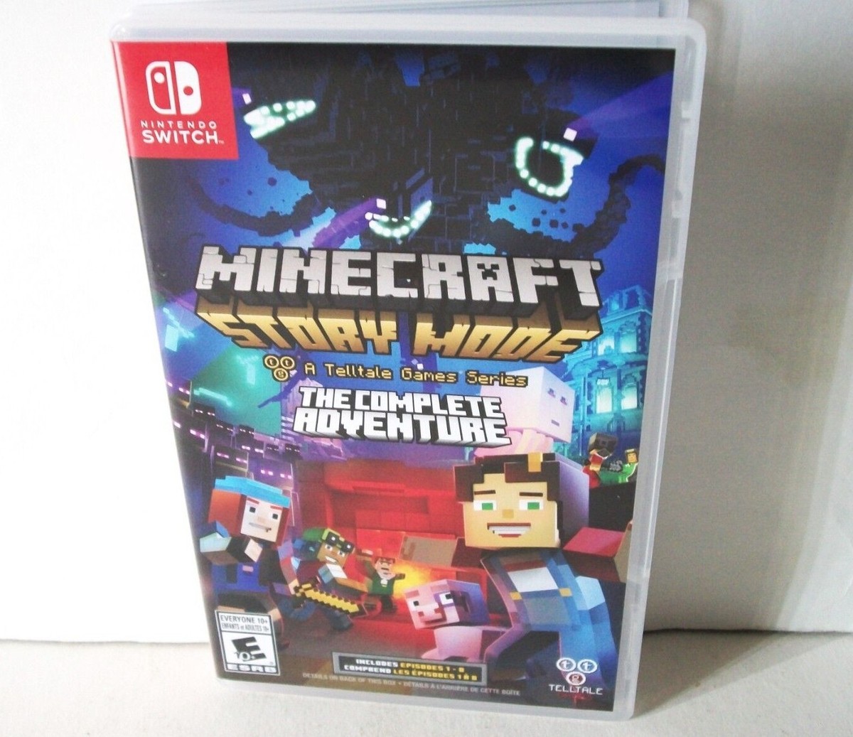 Minecraft Story Mode Case Only Nintendo Switch Empty