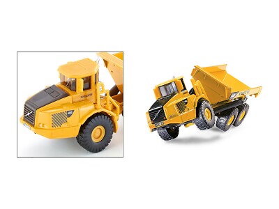 VOLVO A40D DUMP TRUCK YELLOW 1/87 (HO) DIECAST MODEL BY SIKU 1877