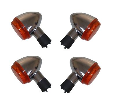 Blinker komplett 4er Set vorne & hinten für Honda VTX 1800 C 2002-2004