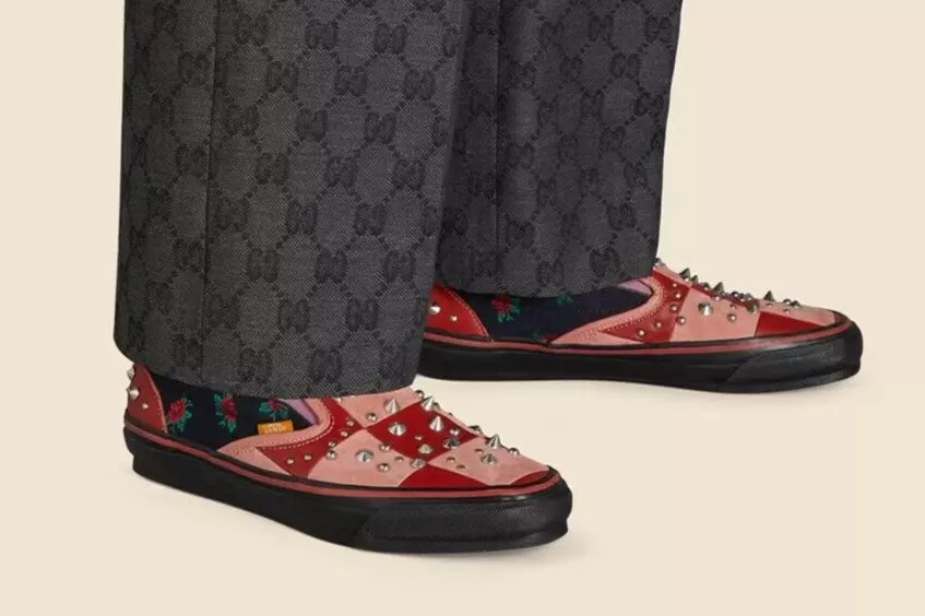 Gucci Vault × VANS Collection slip-on US9.5 27.5cm Hankyu in Japan only new
