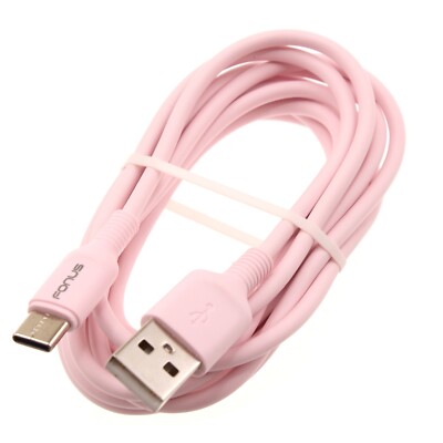 For Galaxy Tab S8/S9/Ultra Pink 6ft USB-C Cable Charger Cord Power Wire Type-C