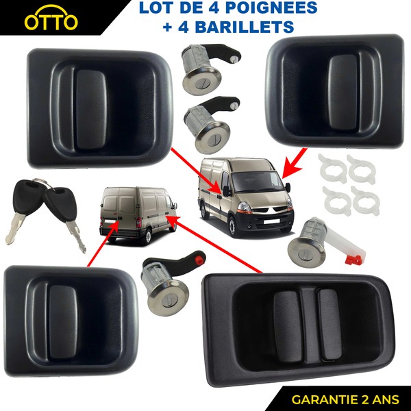 FäSser Schloss+Griff Vorne +Seitlich+Hintere Interstar Movano Master 2-image