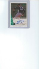 2013 LEAF MEMORIES EXTREMELY LIMITED TAIJUAN WALKER ROOKIE CARD AUTOGRAPH 05/10