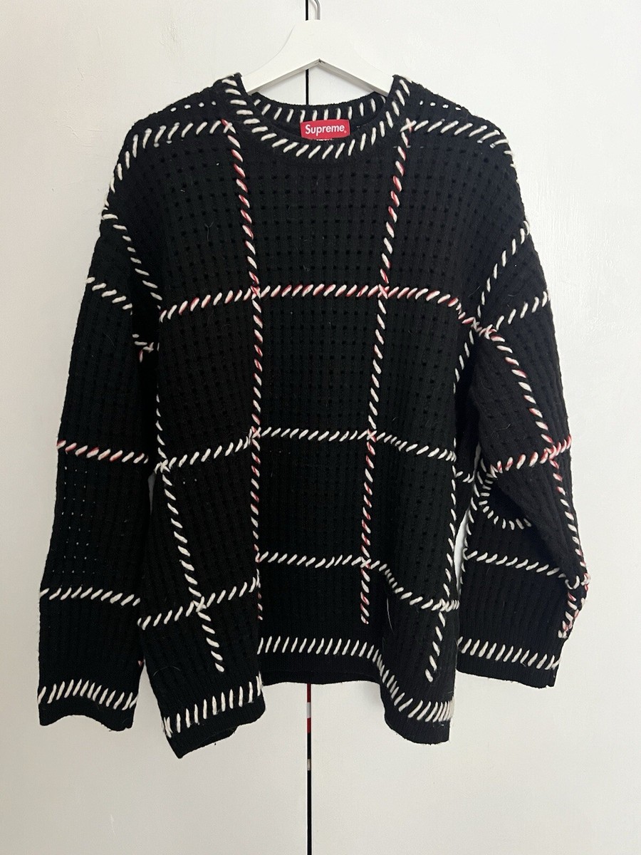 ☆2023SS☆Supreme Quilt Stitch Sweater SUPREME Quilt Stitch NWT