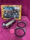 harley chopper custom round oil tank shovelhead rigid frame swing arm chrome Bag