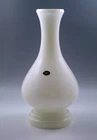 VTG  MURANO VENETIAN GLASS WHITE -LARGE LAMP LAMP BASE -NOS