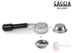 GAGGIA 58mm Bottomless Portafilter + 14g Double, 21g Triple Shot & Blind Basket