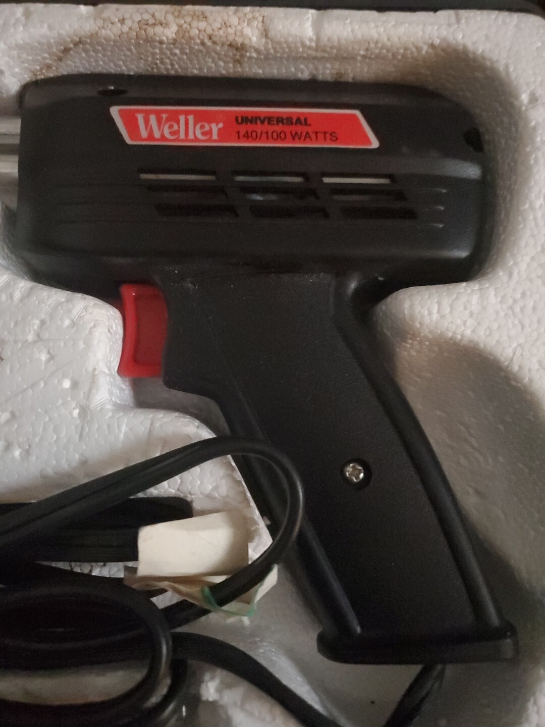 Vintage NOS Weller 8200 Dual Heat Soldering Gun Kit W/Light & Case.Like