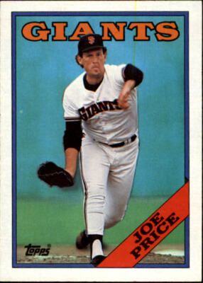 1988 Topps #786 Joe Price Inconsistent design, orange team name - NM