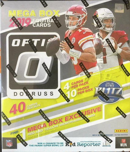 2019 Panini Donruss Optic Football Mega 20 Box Case FACTORY SEALED