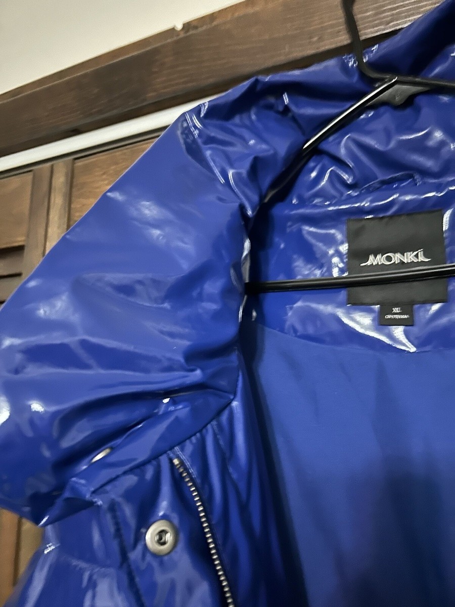 Monki, Glossy, Shiny, Patent, Padded, Wet Look, Puffer, Jacket - Main Image
